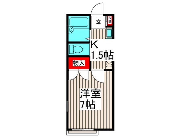 サニ－南小岩の物件間取画像